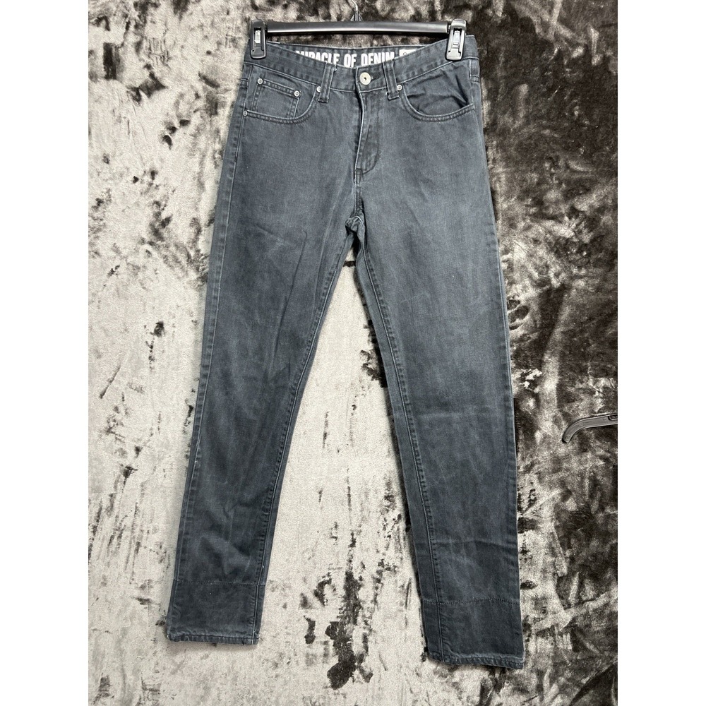Miracle of Denim Men's 30 Jeans Gray Slim Straight Casual Cotton Preppy - Picture 2 of 11